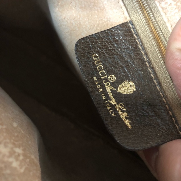 Gucci Vintage Interlocking GG Monogram Zipper Wristlet Cosmetic Pouch Clutch - Picture 14 of 15